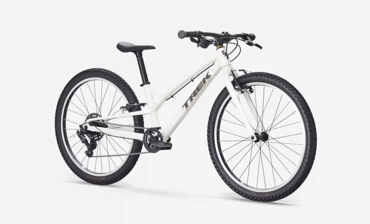Lekki rower dla dzieci TREK Wahoo 24 Path Crystal White Cyclo Centrum Mielec