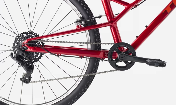 Napęd microSHIFT w rowerze TREK Wahoo 26 Path Fury Red 42sports