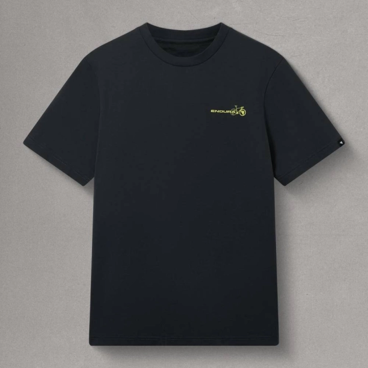 Męska koszulka bawełniana Endura Pedal Power Graphic Tee GCA przód
