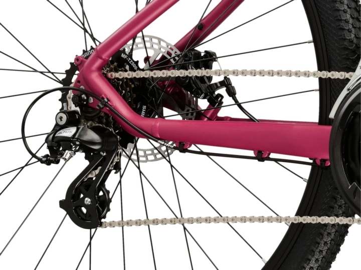 Przerzutka tylna Shimano Altus w KROSS Lea 2.0 różowy mat