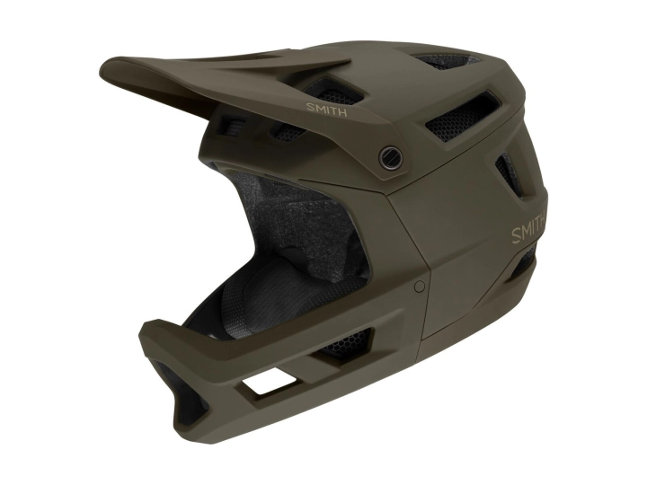 Kask rowerowy fullface SMITH MAINLINE MIPS Matte Forest - widok z boku