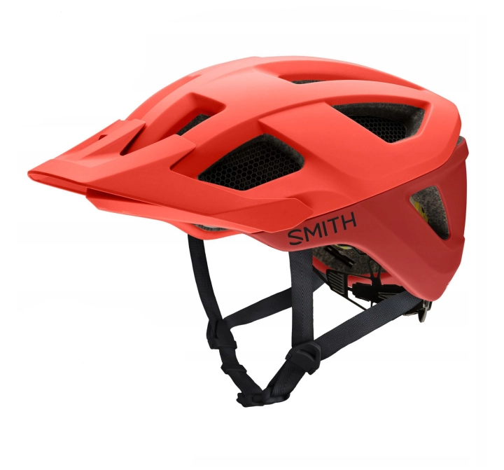 Kask rowerowy all-mountain SMITH SESSION MIPS Matte Poppy Terra widok z boku