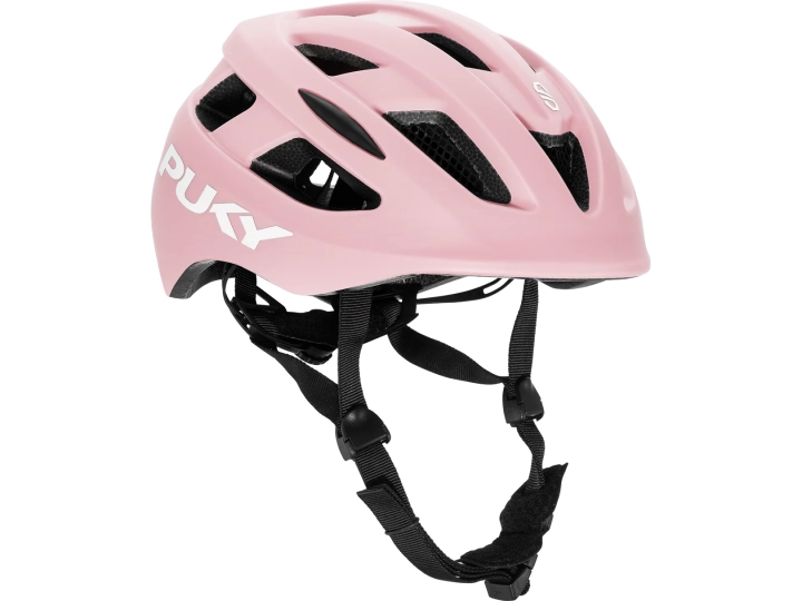 Różowy kask rowerowy dla dzieci PUKY Retro Rose - sklep 42sports.pl