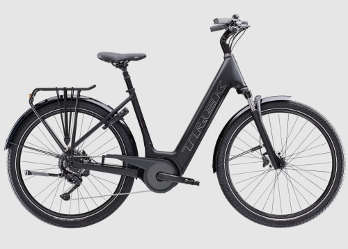 Hybrydowy rower elektryczny TREK Verve+ 3 Lowstep Matte Trek Black 545Wh