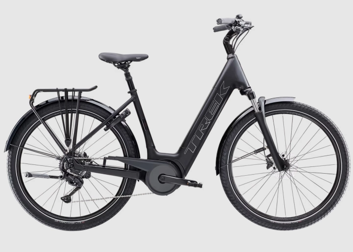 Hybrydowy rower elektryczny TREK Verve+ 3 Lowstep Matte Trek Black 545Wh