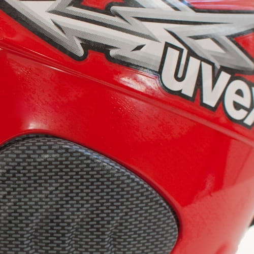 kask JR UVEX czerwony