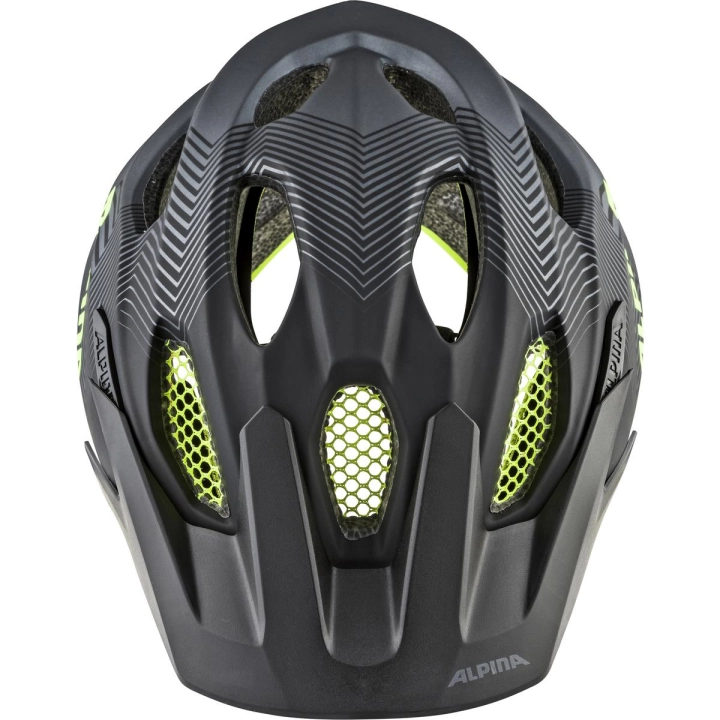 Kask MTB juniorski Alpina Carapax JR wentylacja Airflow Venting siatka przeciw owadom
