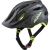 Juniorski kask rowerowy ALPINA CARAPAX JR Black Neon Yellow widok z boku profil MTB