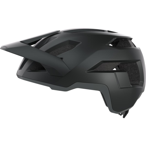 Matowy kask na rower górski Alpina Taunus Black-Grey Matt z aerodynamiczną skorupą Inmold oraz regulowanym daszkiem MTB.