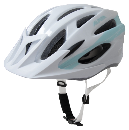 Biało-niebieski kask rowerowy ALPINA MTB17 dostępny w sklepie internetowym 42sports.