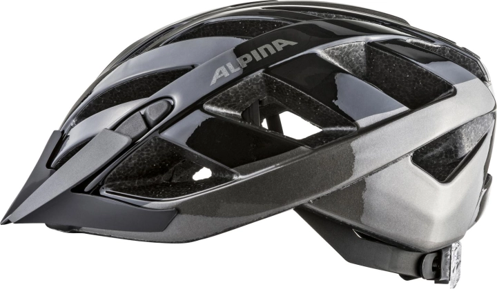 Lekki turystyczny kask rowerowy Alpina Panoma 3.0 czarno-antracytowy połysk, kask na rower szosowy i miejski sklep internetowy