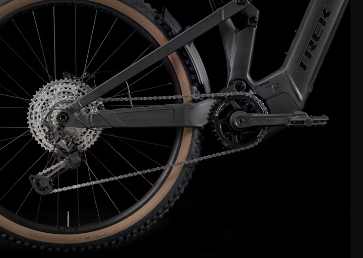 12-biegowy napęd Shimano XT oraz przerzutka SLX w rowerze elektrycznym Trek Powerfly FS+ 6
