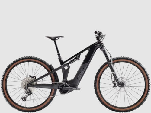Elektryczny rower górski Trek Powerfly FS+ 6 Gloss Dark Star widok z boku w sklepie internetowym 42sports.pl