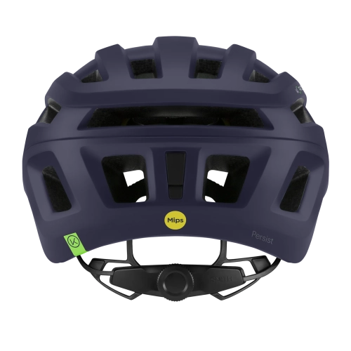 Granatowy kask szosowy SMITH Persist 2 MIPS tył wentylacja 42sports