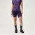 Przód damskich spodenek rowerowych Endura Loop Waist Short Bramble z elastycznym pasem na modelce.