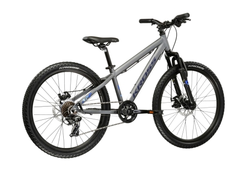 Rower dziecięcy 24 cale KROSS Dust JR 1.0 DSC na kołach 24 cale – widok 3/4 od tyłu