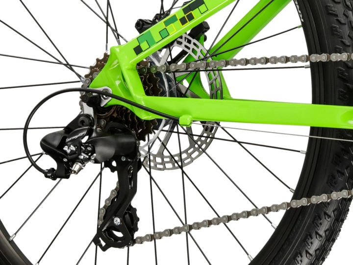 Tylny mechaniczny hamulec tarczowy 160 mm w rowerze juniorskim KROSS Dust JR 1.0