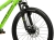 Przedni amortyzowany widelec KROSS 50 mm w zielonym rowerze KROSS Dust JR 1.0 24"