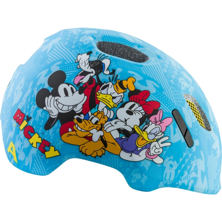 Skorupa kasku Alpina Ximo 2 Disney Mickey & Friends z otworami wentylacyjnymi Airflow Venting.