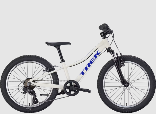 Rower juniorski TREK Precaliber 20 7sp White R27 – boczny profil roweru dla dzieci | 42sports.pl