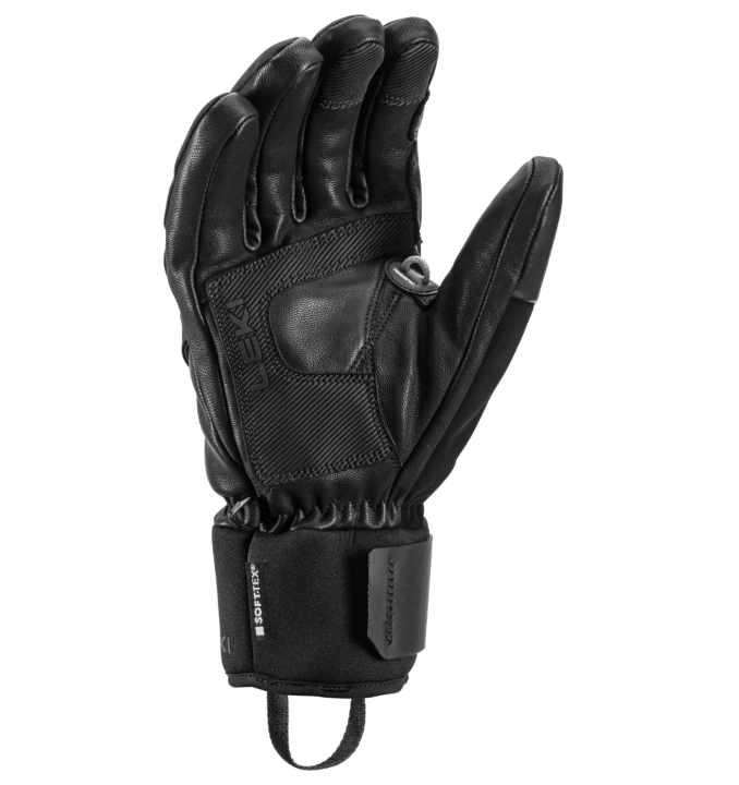 Wierzch rękawicy LEKI Hevon 3D Black z neoprenowym mankietem i membraną SOFT-TEX