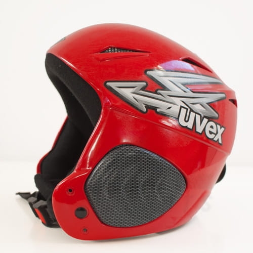 kask JR UVEX czerwony