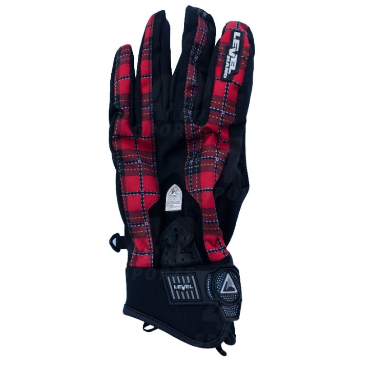 rękawice snowboardowe Suburban LEVEL red