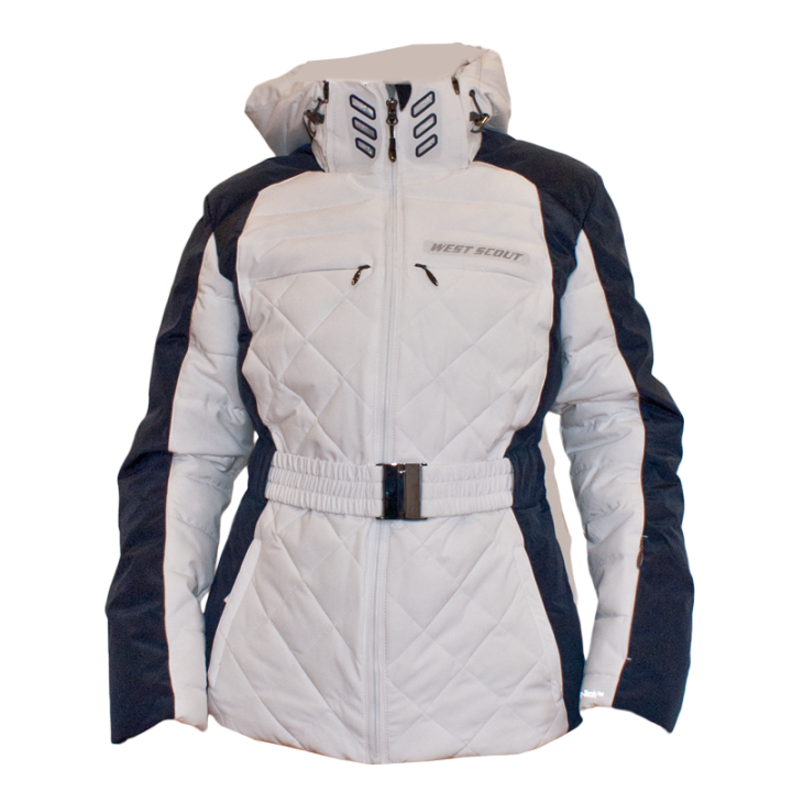  kurtka GKW362 WEST SCOUT biały czarny