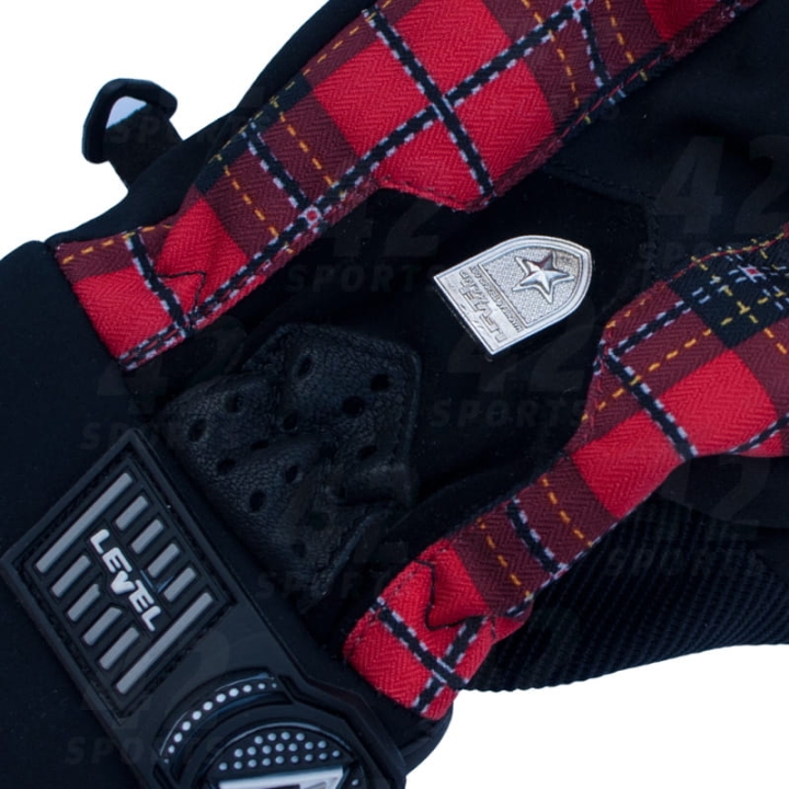 rękawice snowboardowe Suburban LEVEL red